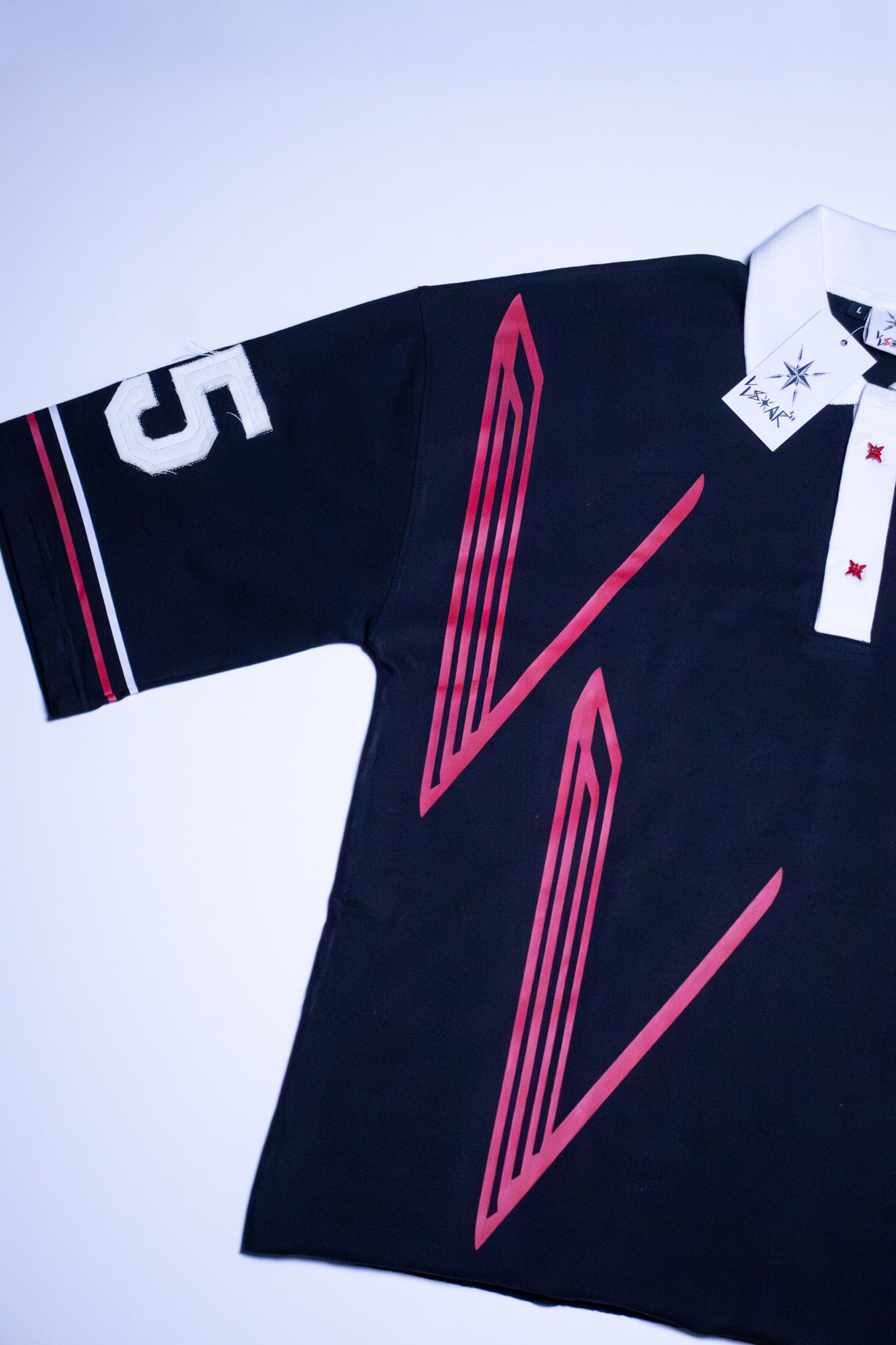 ORIGINALzzz BLACK CROPPED POLO - LIGHTWEIGHT