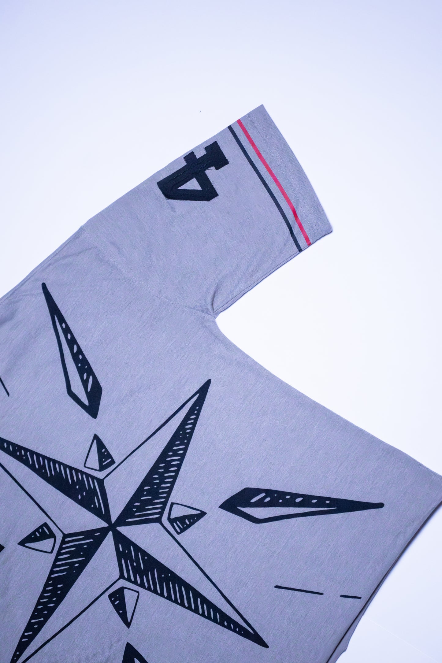 ORIGINALzzz GREY CROPPED POLO TEE - LIGHTWEIGHT